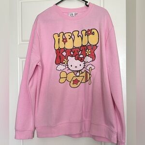 Pink Hello Kitty Crewneck Sweater